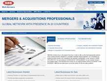 Tablet Screenshot of nbbadvisors.com